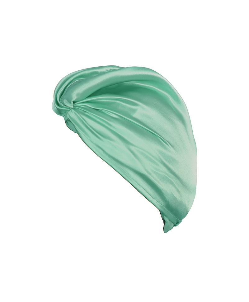 Hair turban made of pure mulberry silk