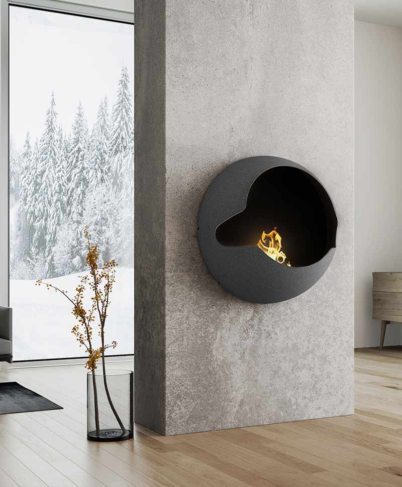 The GLOBE bioethanol fireplace by Vauni - Shop online at RAUM concept store