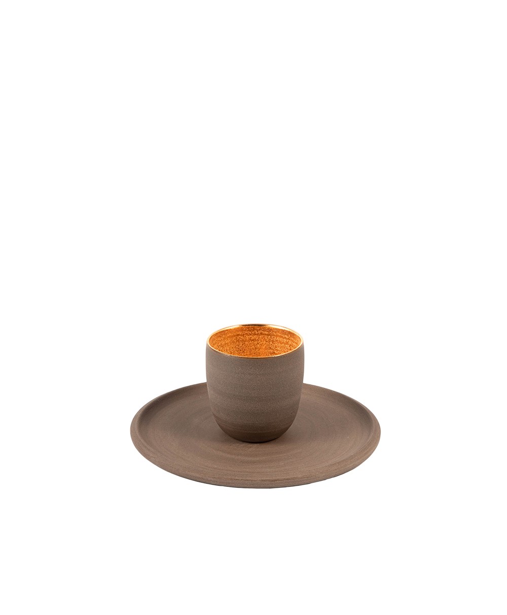 Hier sehen Sie die Espresso Tasse von Ton-Stein-Gut in der Farbe taupe - RAUM concept store