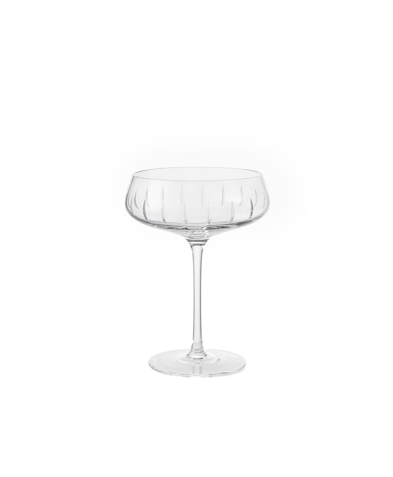 Produktbild des Champagner coupes clear, Single cut Version, von Louise Roe im RAUM concept store