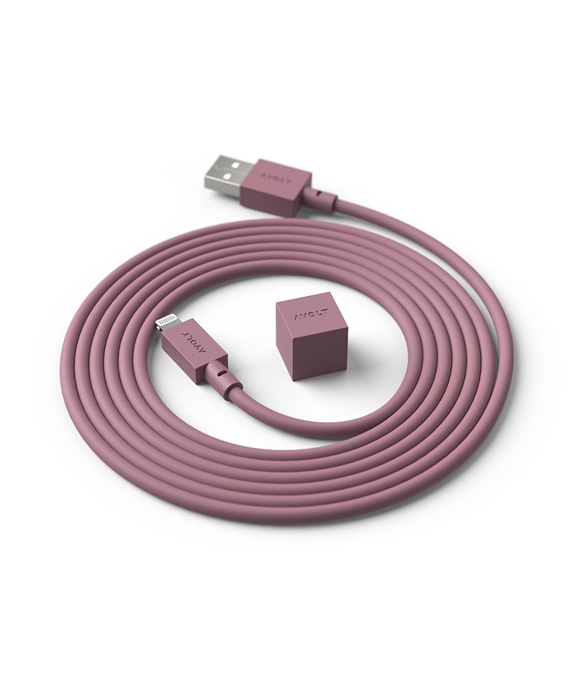 Hier abgebildet ist ein Cable 1 von Avolt in Rusty Red– im Onlineshop RAUM concept store