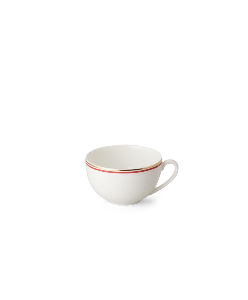 Hier abgebildet ist die Capri Espressotasse rot von Dibbern – im Onlineshop RAUM concept store