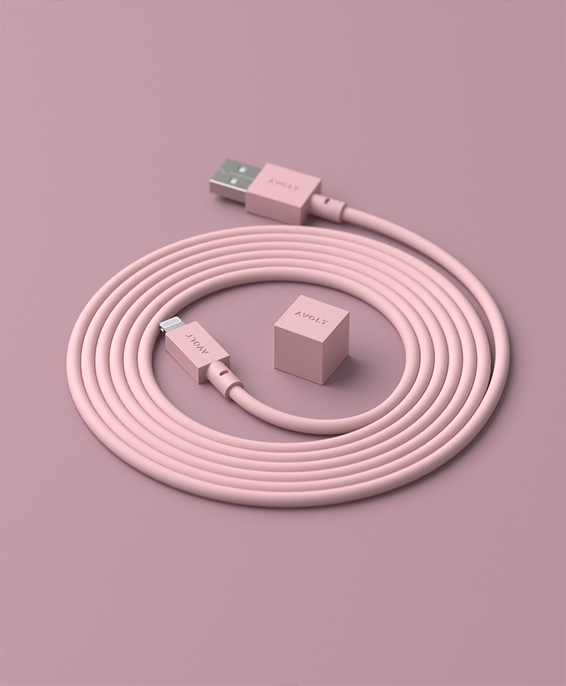 Hier abgebildet ist ein Cable 1 von Avolt in Old Pink – im Onlineshop RAUM concept store