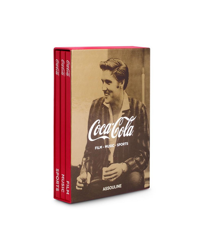 Hier sehen Sie: Bildband Coca Cola - Film, Music, Sports von Assouline