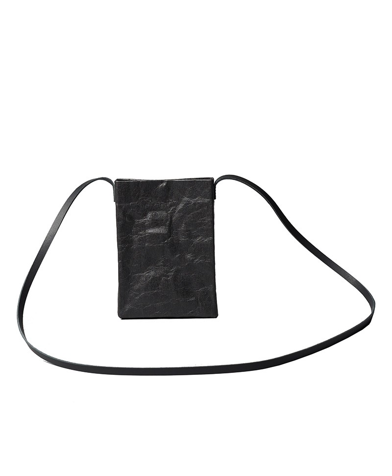 Hier sehen Sie: Bar Bag - kleine Handtasche aus Papier coal 