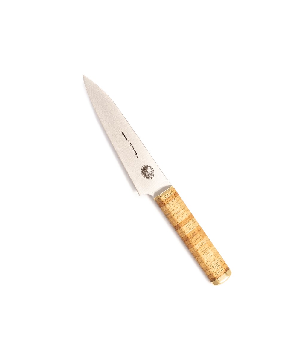 Produktbild des Kedma Petty Küchenmesser in wood von Florentine Kitchen Knives im RAUM concept store 