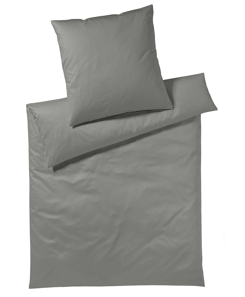 Hier sehen Sie: Bettwäsche Pure and Simple Uni aus Mako Satin von Yes for Bed
