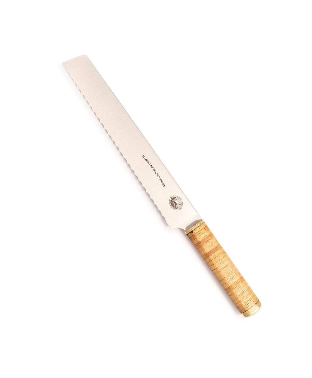 Produktbild des Kedma Pankiri Brotmesser in wood von Florentine Kitchen Knives im RAUM concept store 
