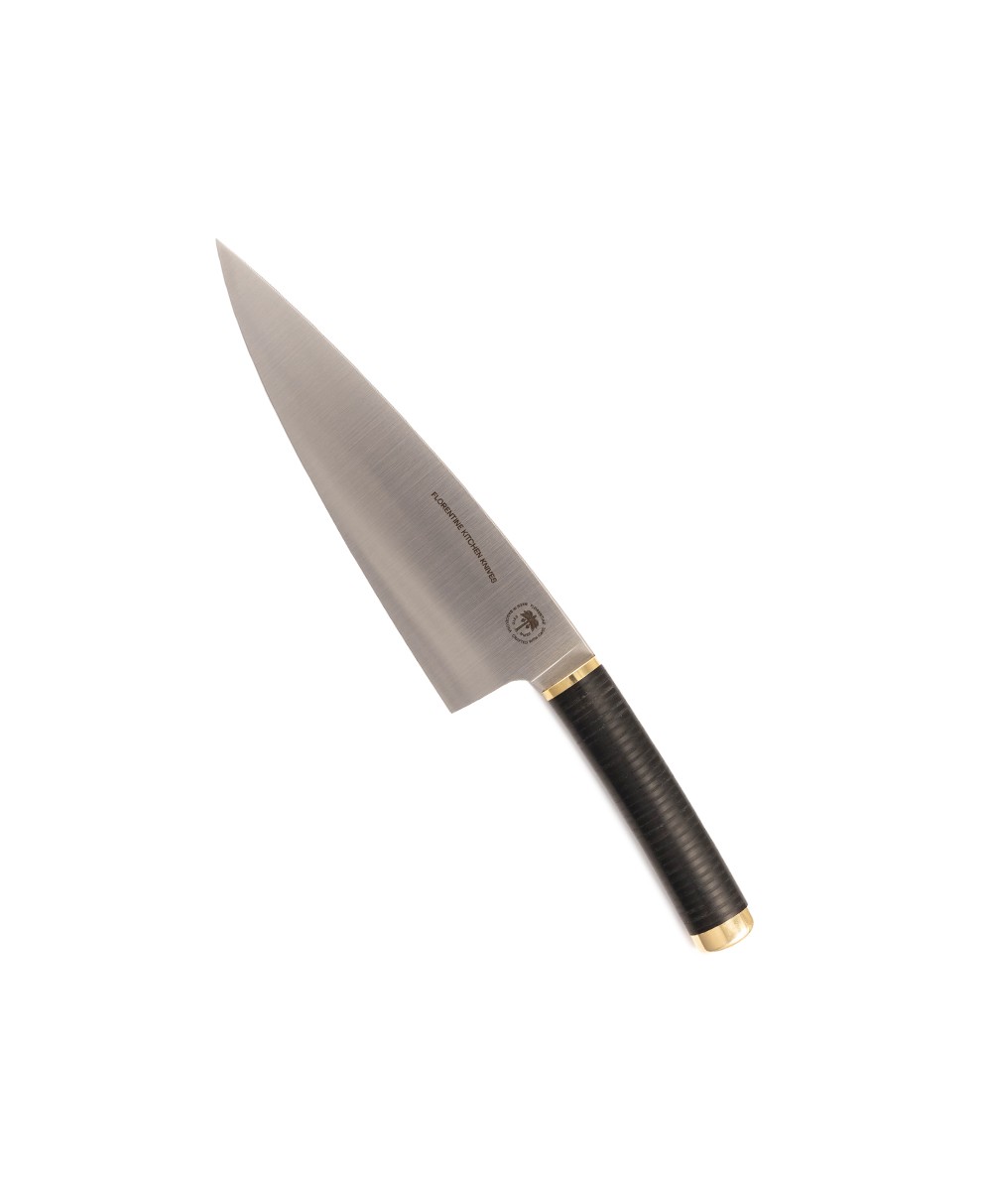Produktbild des Florentine Chef Knife in black von Florentine Kitchen Knives im RAUM concept store 