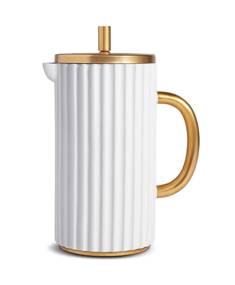 Ionic French Press made of porcelain