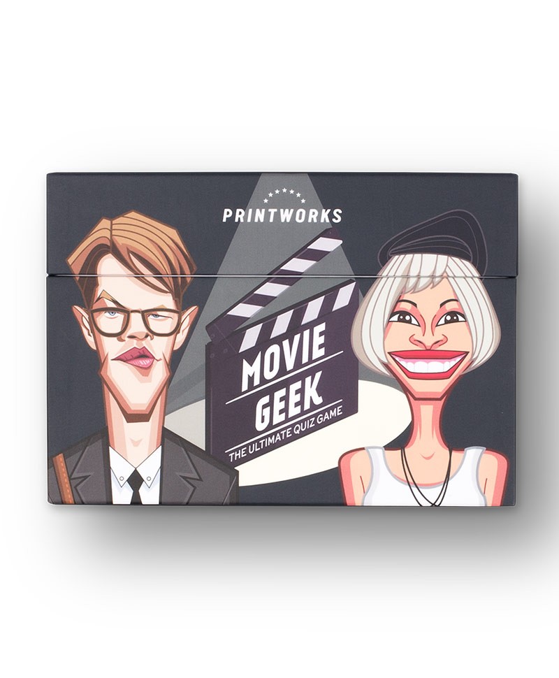 Hier sehen Sie: Memory – Trivia Game Movie Geek von Printworks