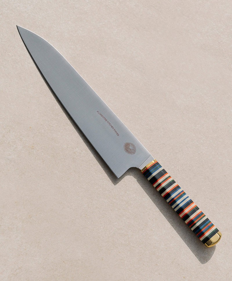 Hier wird ein Detailbild der Florentine Kitchen Knives gezeigt im RAUM concept store 