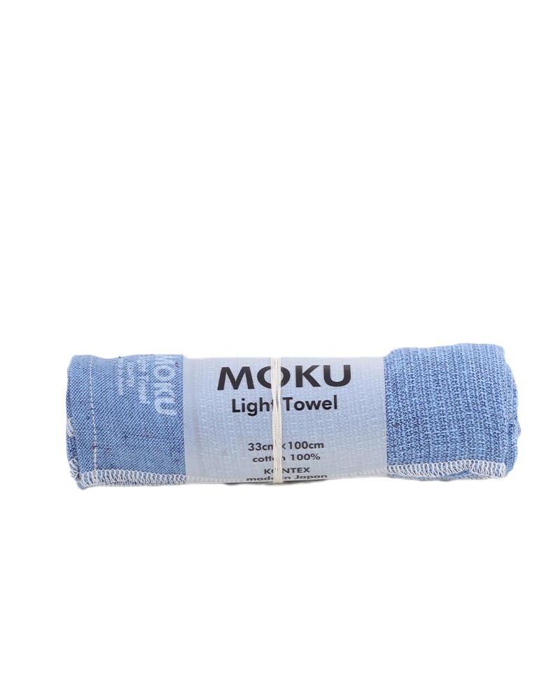 Hier abgebildet ist das Moku leichtes Baumwoll-Handtuch m in blue von Kenkawai – im RAUM concept store