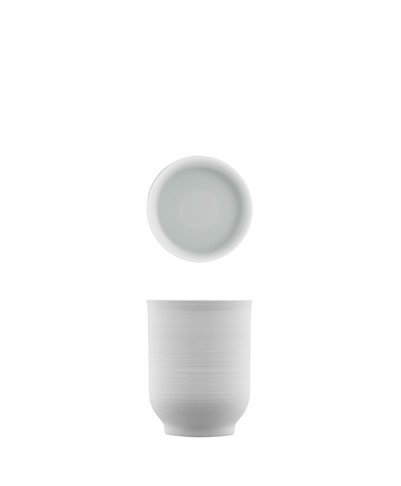 Hier sehen Sie ein Produktfoto von Doppelwandiger Becher OMNIA von Fürstenberg in der Farbe weiß