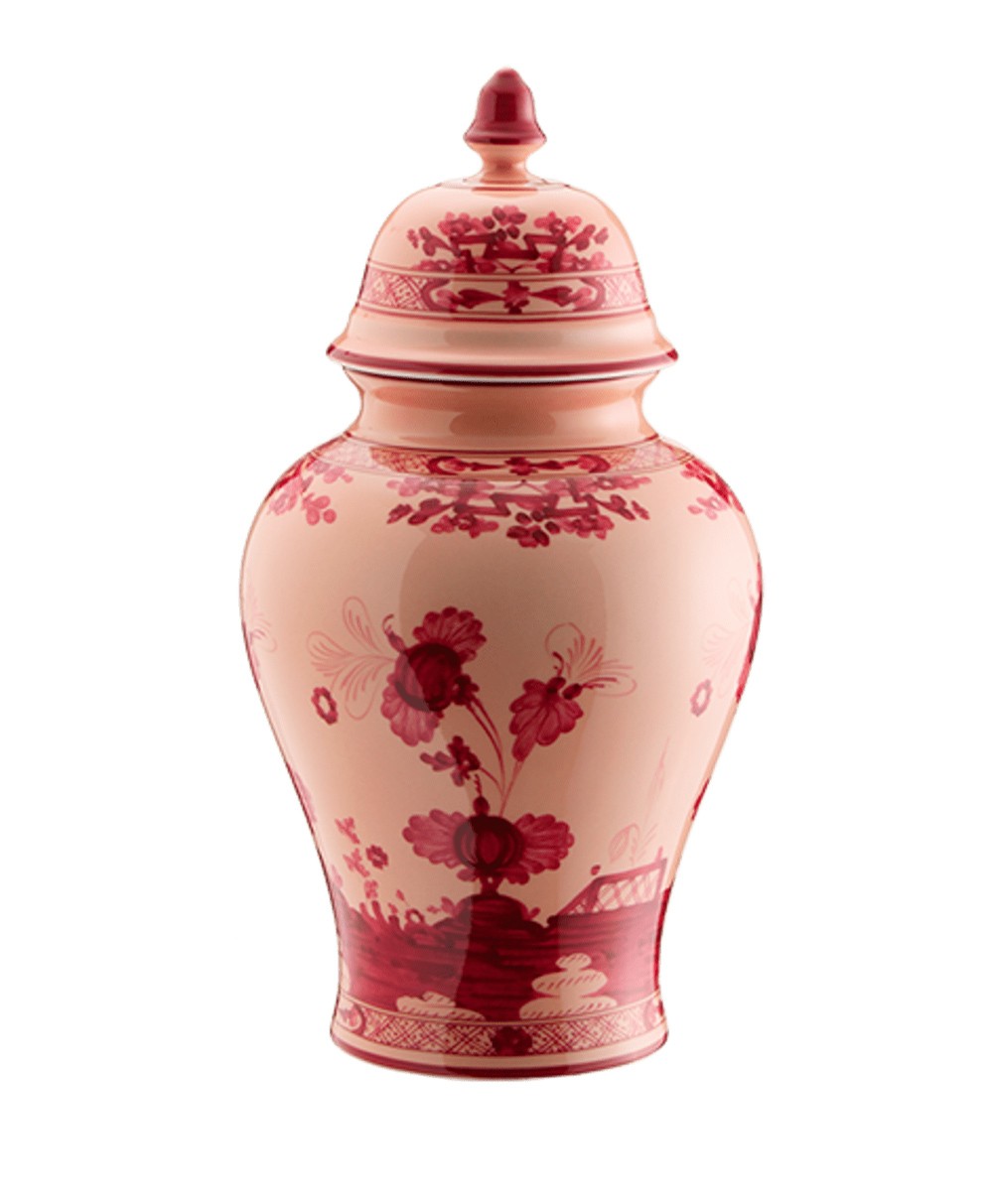Hier sehen Sie: Oriente Italiano Potiche Vase von Ginori 1735