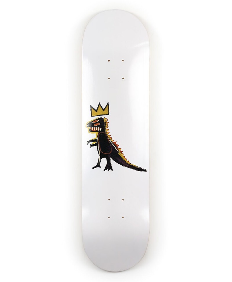 Skateboard von Jean-Michel Basquiat: Pez Dispenser