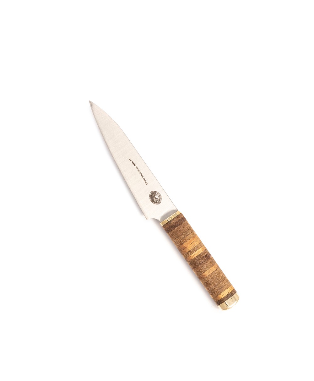 Produktbild des Kedma Paring Küchenmesser in wood von Florentine Kitchen Knives im RAUM concept store 