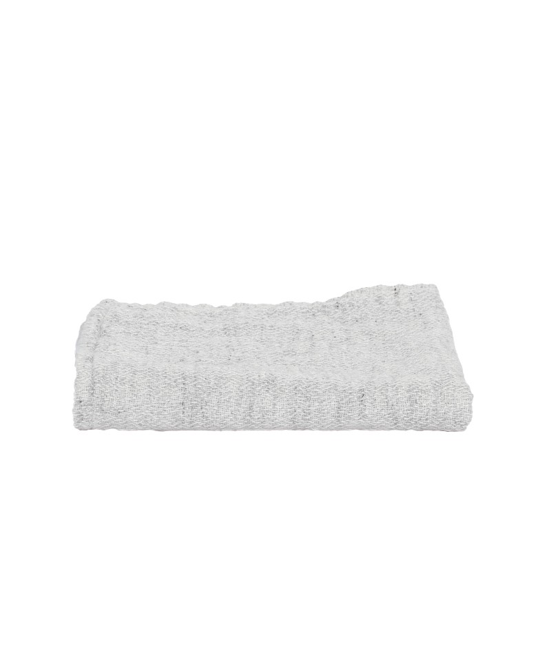 Hier abgebildet ist das Japanische Handtuch-Claire in helles grau von Kenkawai – im RAUM concept store
