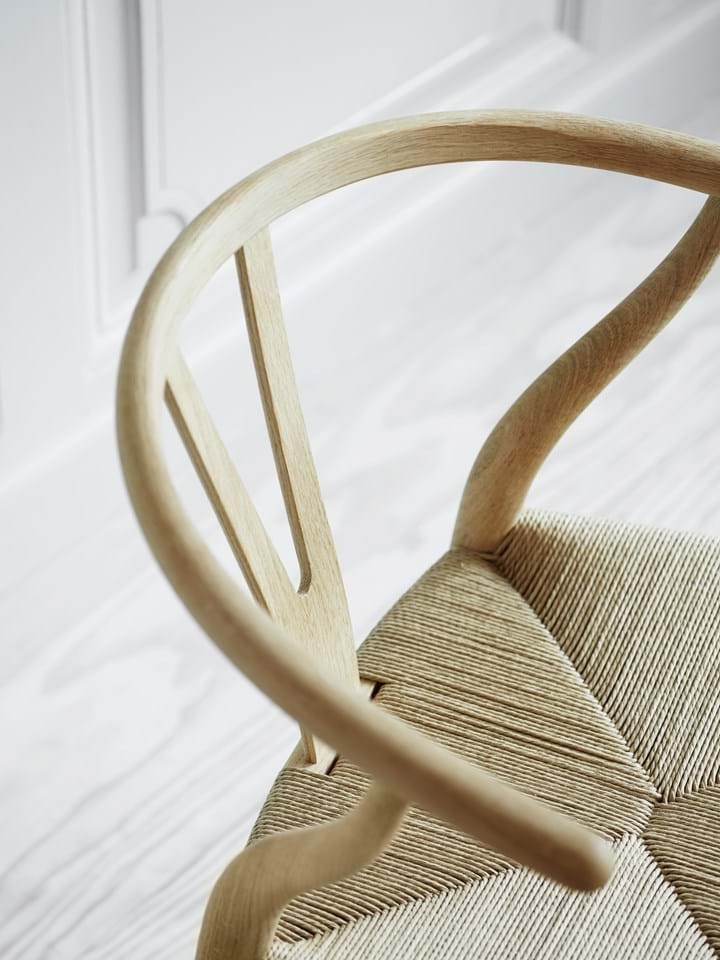 Detailaufnahme des Wishbone Chairs