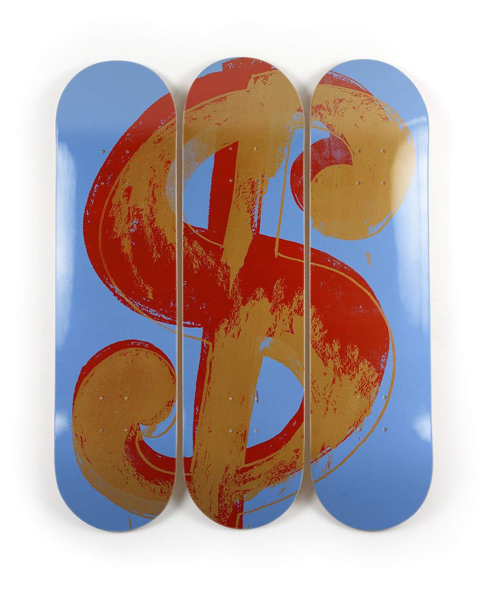 Produktbild "Dollar Sign Blue" designed by Andy Warhol von The Skateroom im RAUM Conceptstore