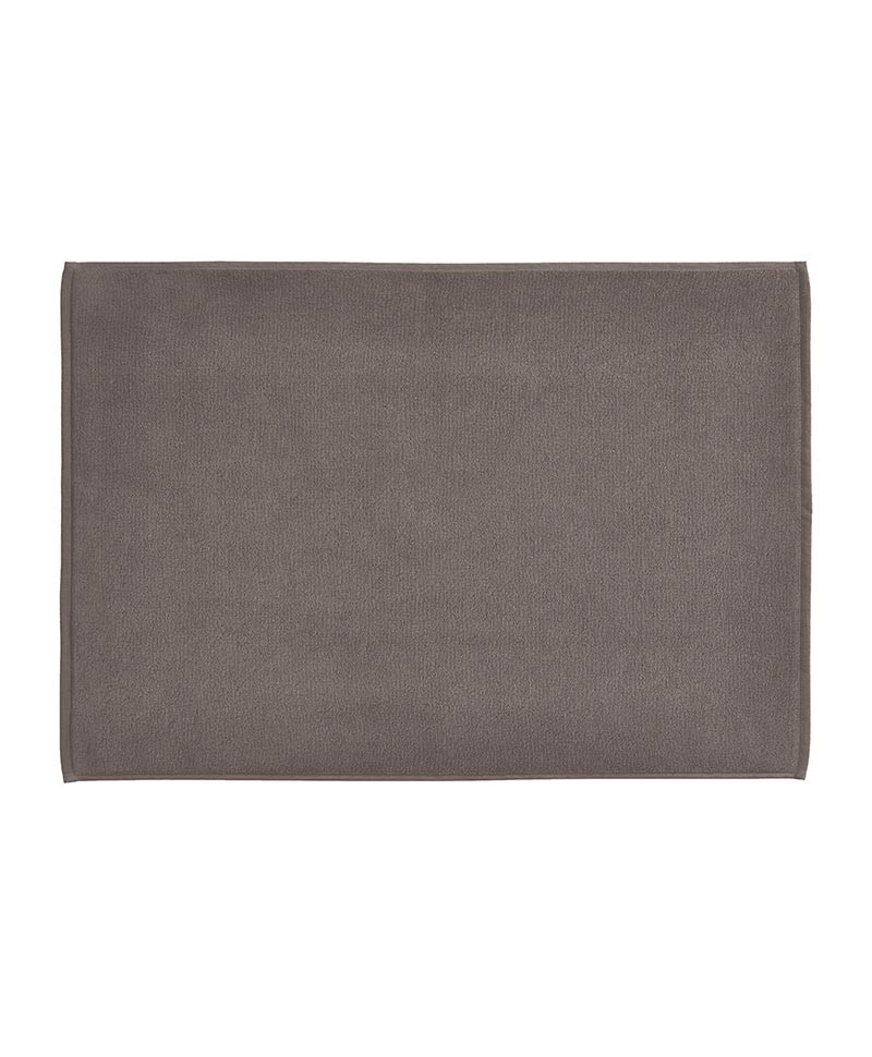 Luxus-Badevorleger Dreampure stone grey aus 100% Baumwolle