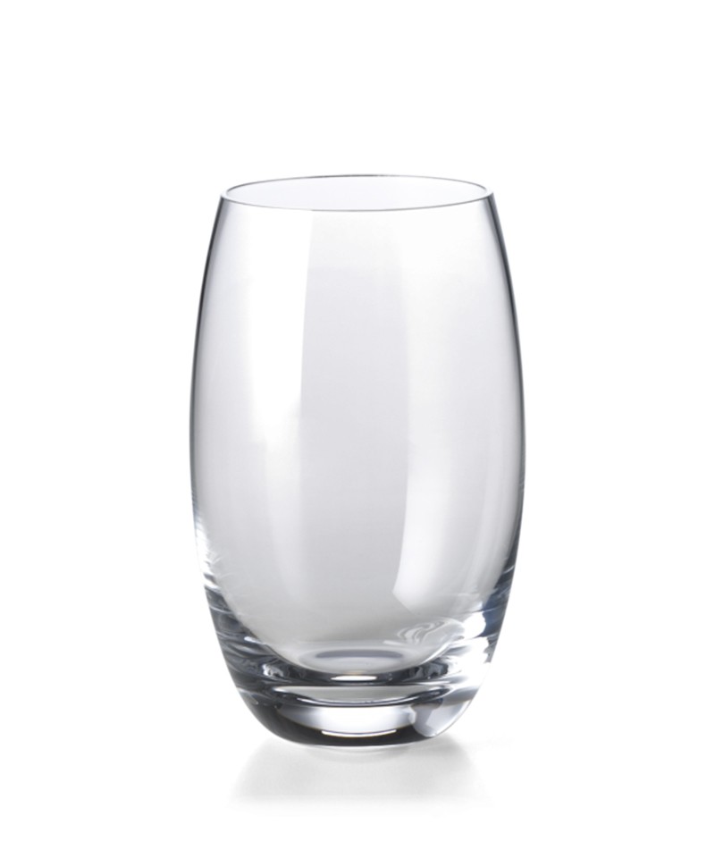Hier abgebildet ist das Mundgeblasenes Trinkglas Solid Color 0,40L klar von Dibbern – im Onlineshop RAUM concept store