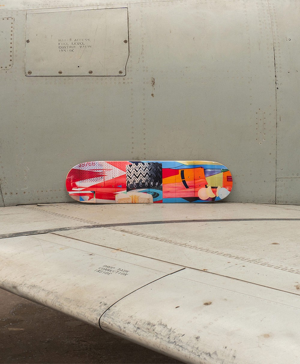 Moodbild "F-111 Solo Tire" designed by James Rosenquist von The Skateroom im RAUM Conceptstore