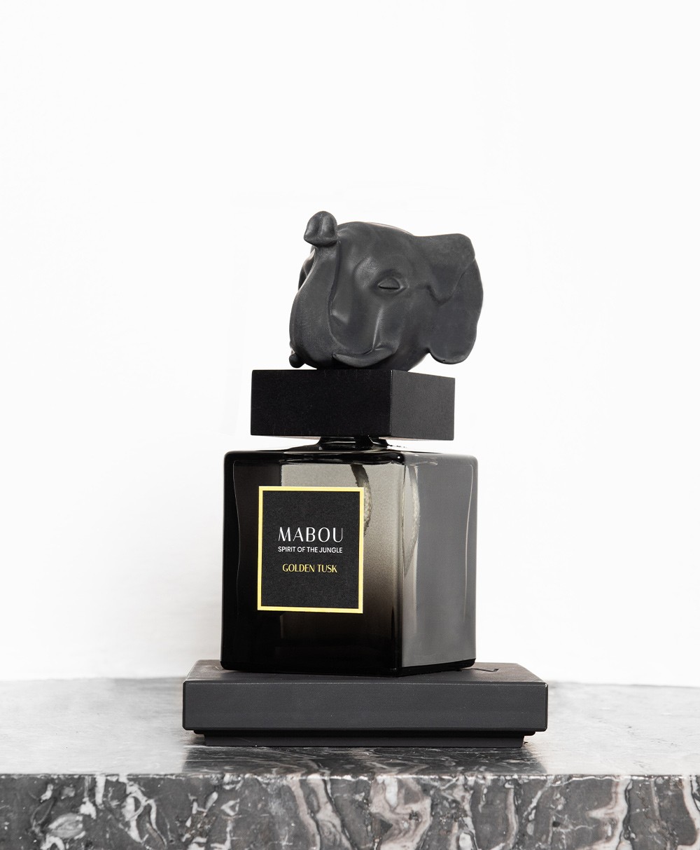 Produktbild der Duftskulptur Elephant Golden Tusk von Mabou – im RAUM concept store
