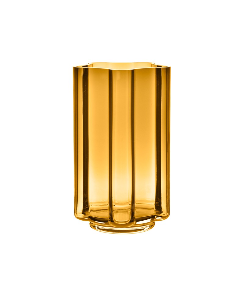 Produktbild der Funki Vase von Louise Roe in der Farbe amber
