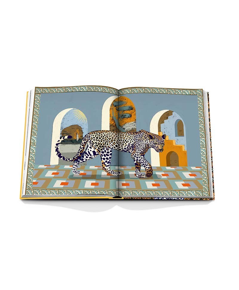 Hier abgebildet ist der Bildband Arabian Leopard von Assouline – im Onlineshop RAUM concept store