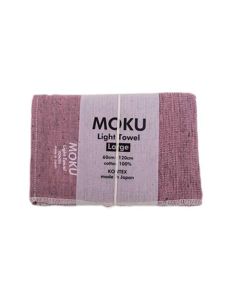 Hier abgebildet ist das Moku leichtes Baumwoll-Handtuch l in pink von Kenkawai – im RAUM concept store