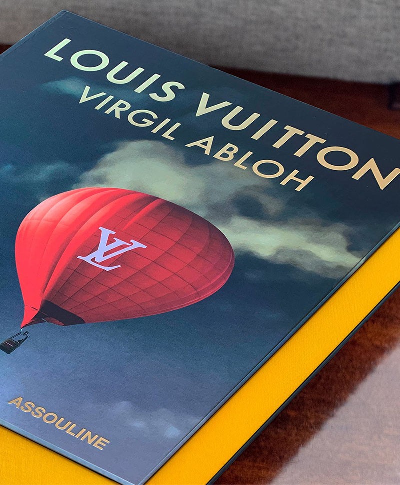 Assouline Louis Vuitton: Virgil Abloh Hardcover Book In Blue