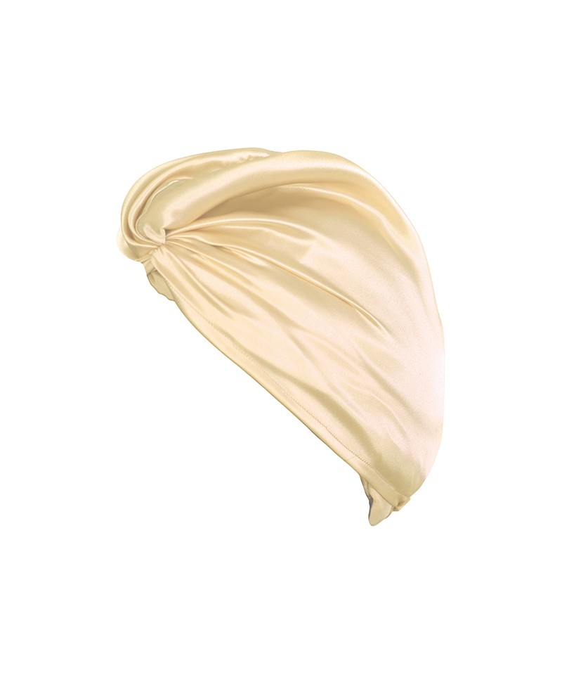 Hair turban made of pure mulberry silk