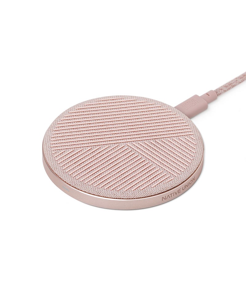 Ladepad Drop Wireless Charger Native Union - Drop rose - at RAUM concept store