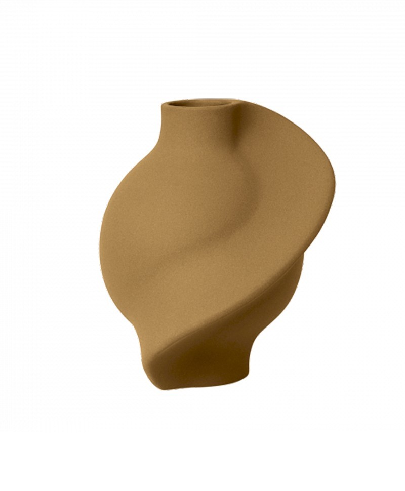Produktbild der Pirout Vase von Louise Roe in der Farbe ocker