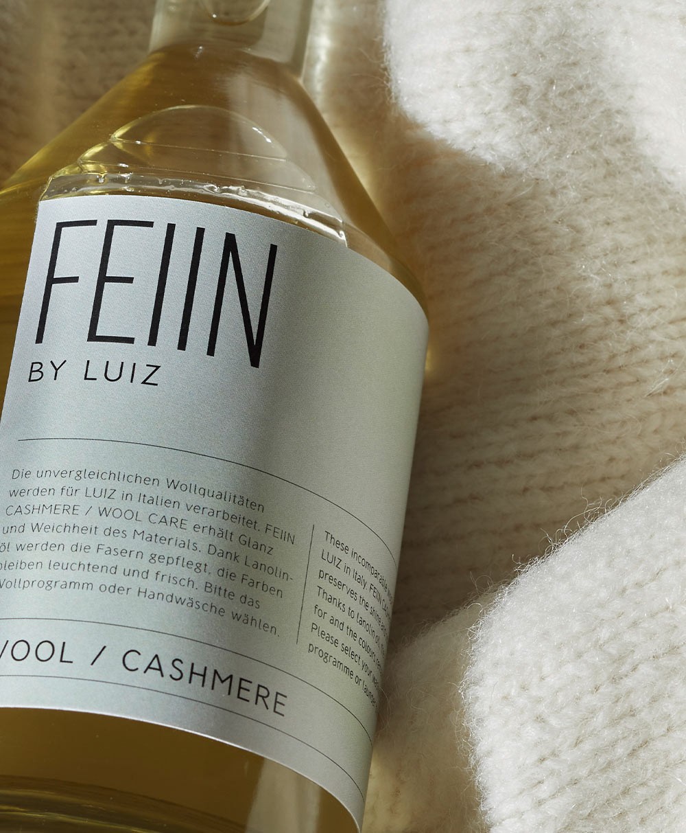 Das Waschmittel „FEIIN by LUIZ - Wool / Cashmere“ im RAUM concept store 