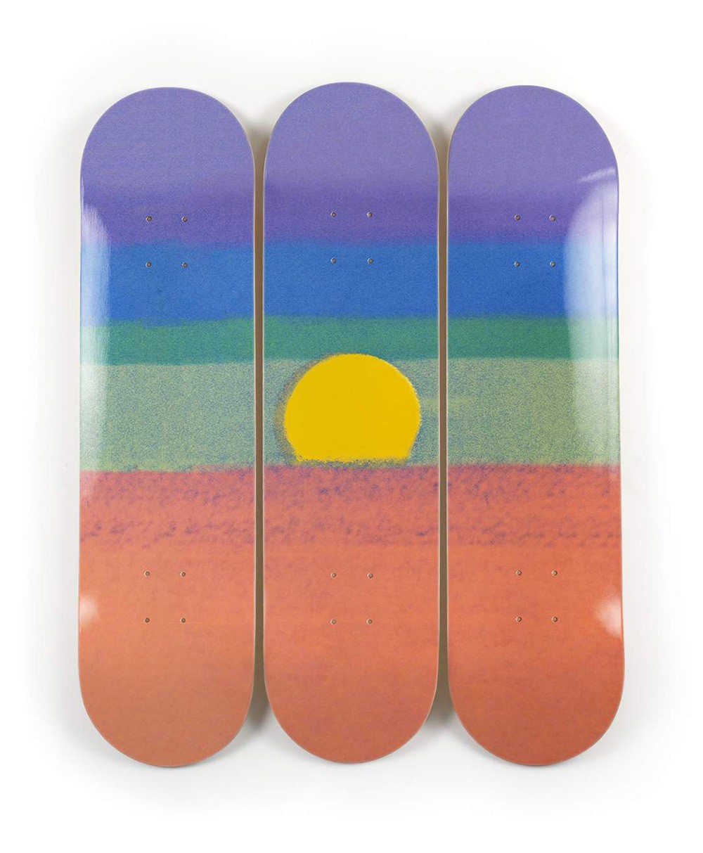 Produktbild "Sunset orange" designed by Andy Warhol von The Skateroom im RAUM Conceptstore