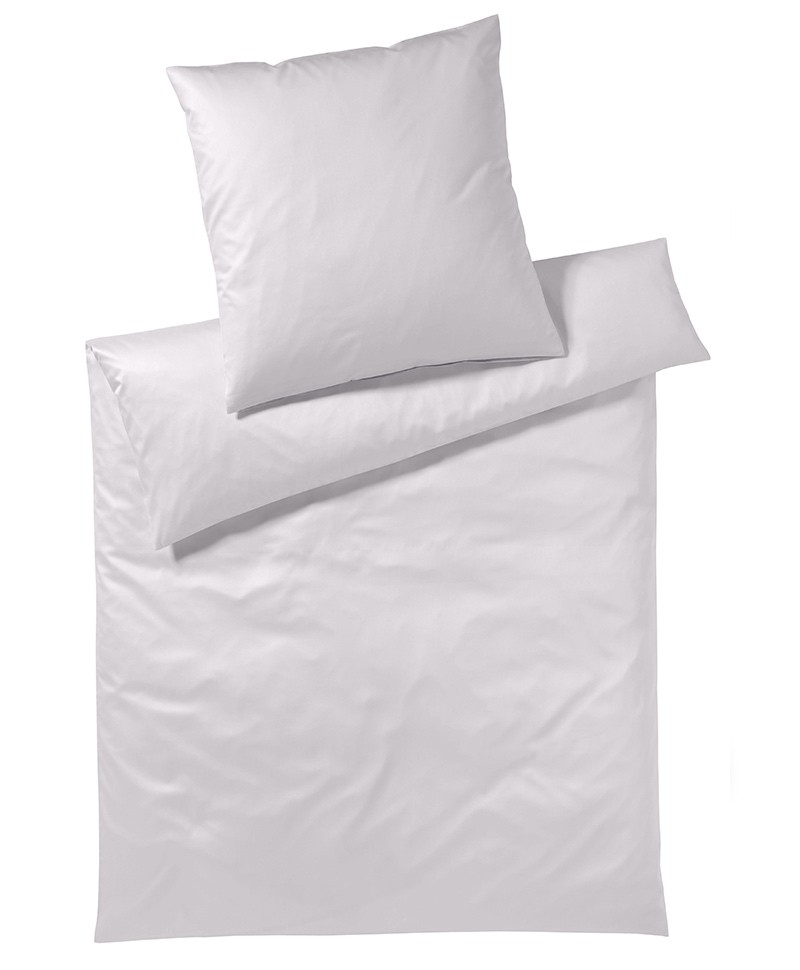 Hier sehen Sie: Bettwäsche Pure and Simple Uni aus Mako Satin von Yes for Bed