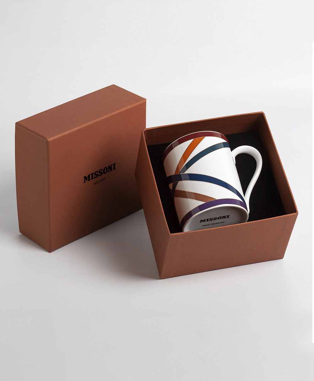 Hier abgebildet Tassen in der Farbe Nastri Multicolor von Missoni - RAUM concept store