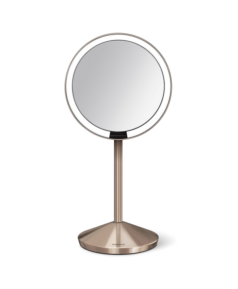 Produktbild des Badspiegels Sensor mini von simplehuman von vorne