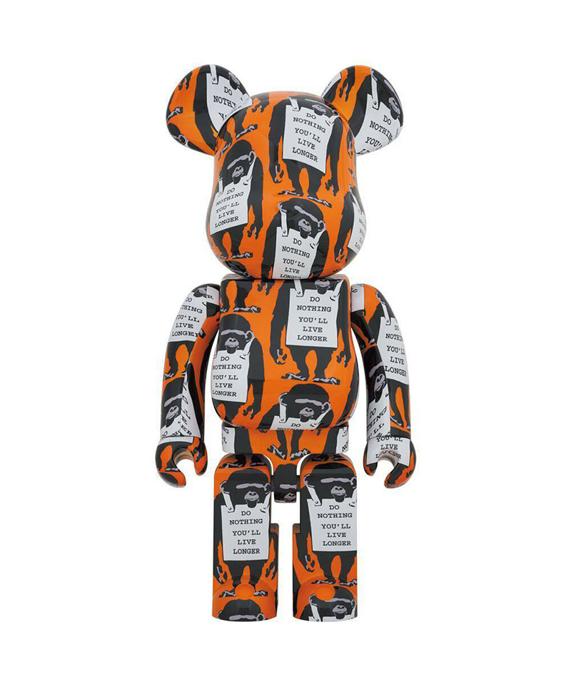 Bearbrick Banksy Brandlaism - Monkey Sign von Medicom Toy - jetzt