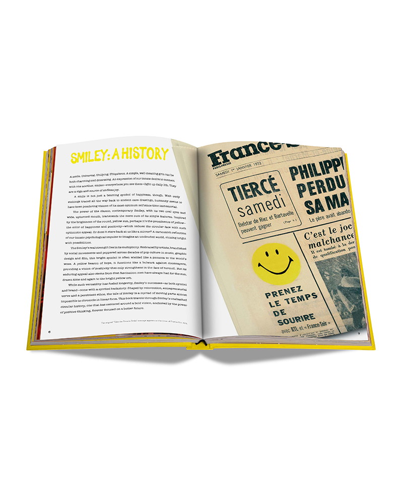 Innenansicht: Bildband Smiley: 50 Years of Good News von Assouline – im Onlineshop RAUM concept store