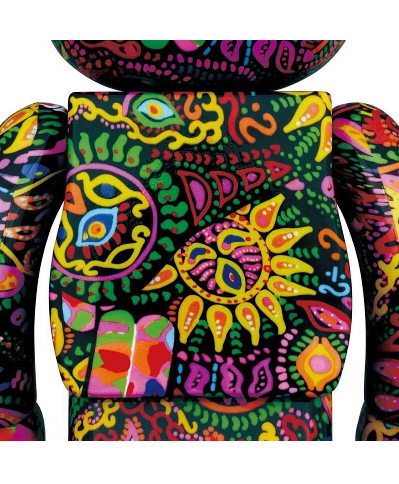Hier sehen Sie: Bearbrick Psychedelic Paisley%byManufacturer%