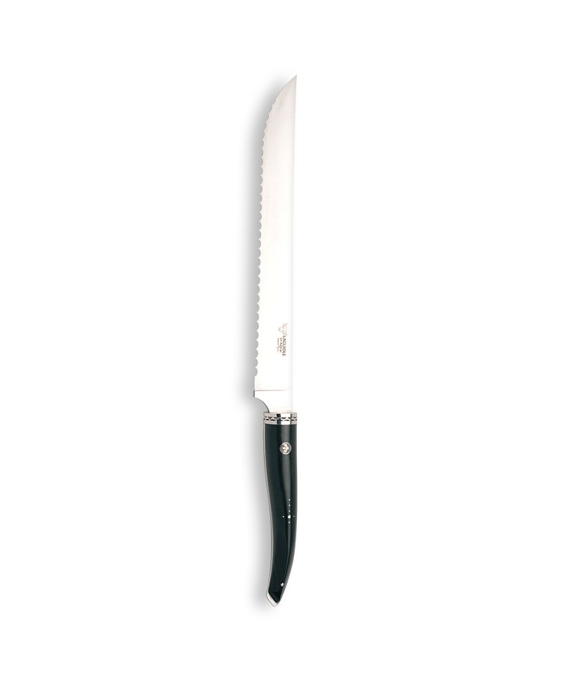 Hier abgebildet ist das Brotmesser Ebenholz von Laguiole en Aubrac – im Onlineshop RAUM concept store
