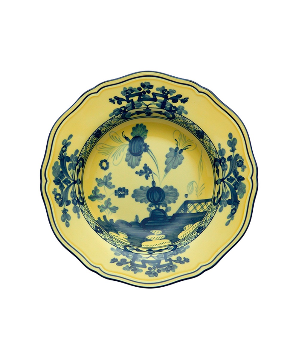 Produktbild der "Oriente Citrino Suppenteller" von Ginori 1735 im RAUM Concept store