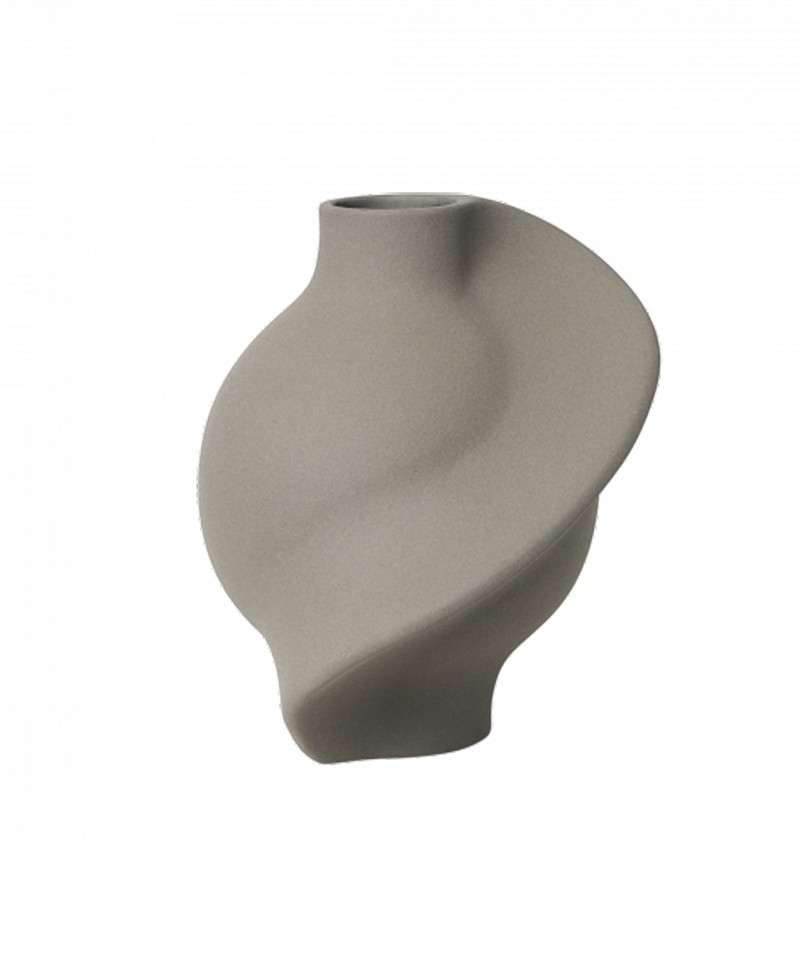 Produktbild der Pirout Vase von Louise Roe in der Farbe grey