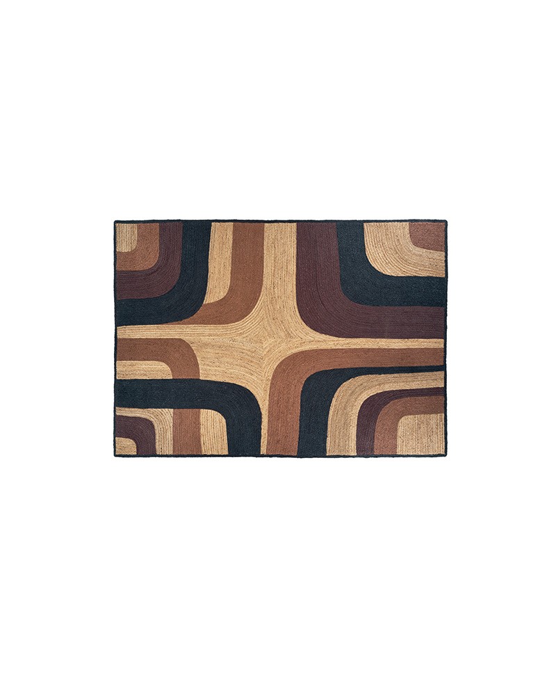 Das Produktbild zeigt den kleinen Teppich Penny Lane in der Farbe Argile von Élitis im RAUM concept store