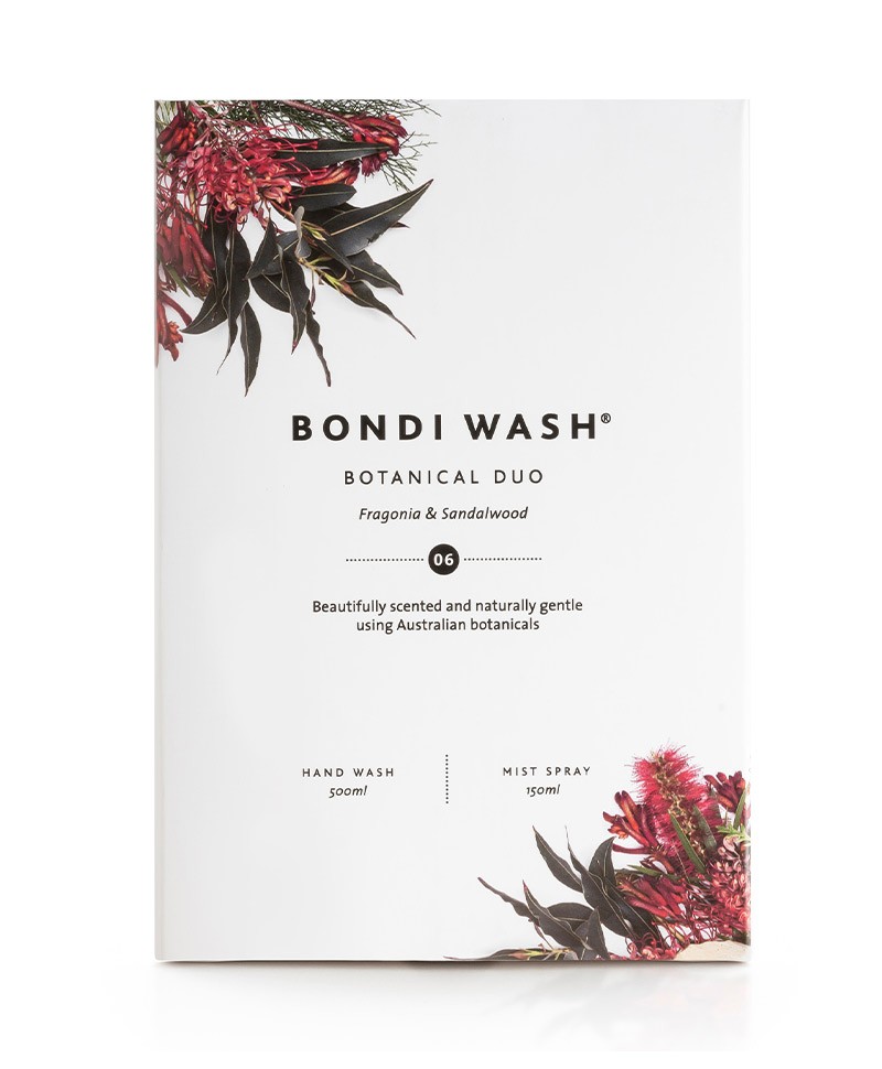 Hier abgebildet ist das Botanical Duo Fragonia & Sandalwood von Bondi Wash – im Onlineshop RUAM concept store