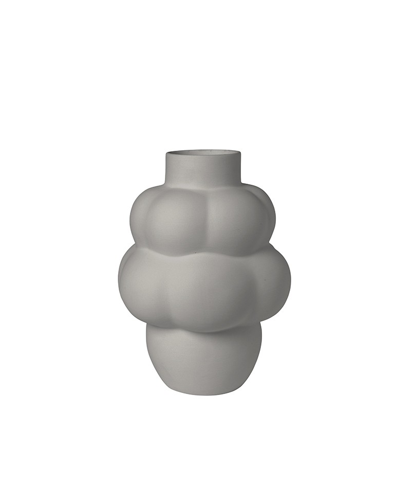 Produktbild der Ceramic Ballon Vase von Louise Roe in der Farbe sanded grey