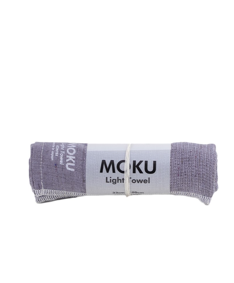 Hier abgebildet ist das Moku leichtes Baumwoll-Handtuch m in purple von Kenkawai – im RAUM concept store